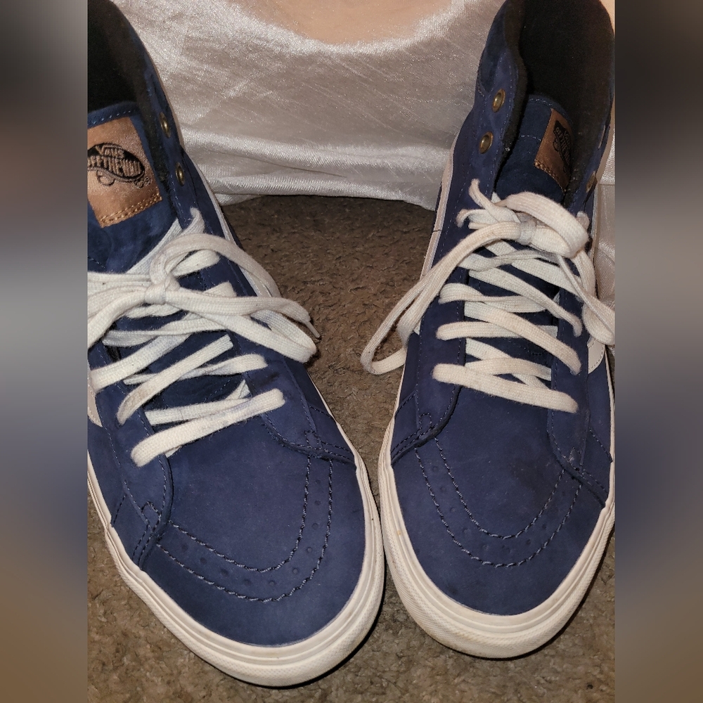 Vans Men's Blue High-Top Sneakers Sz 11.5